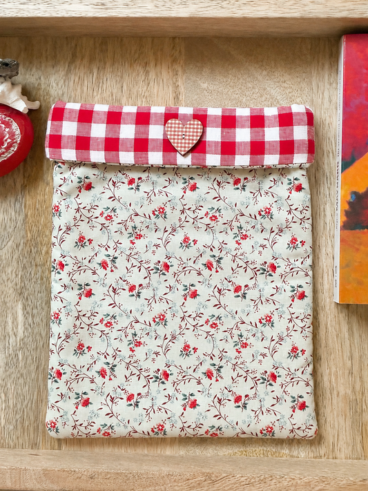 Pochette Coeur vichy