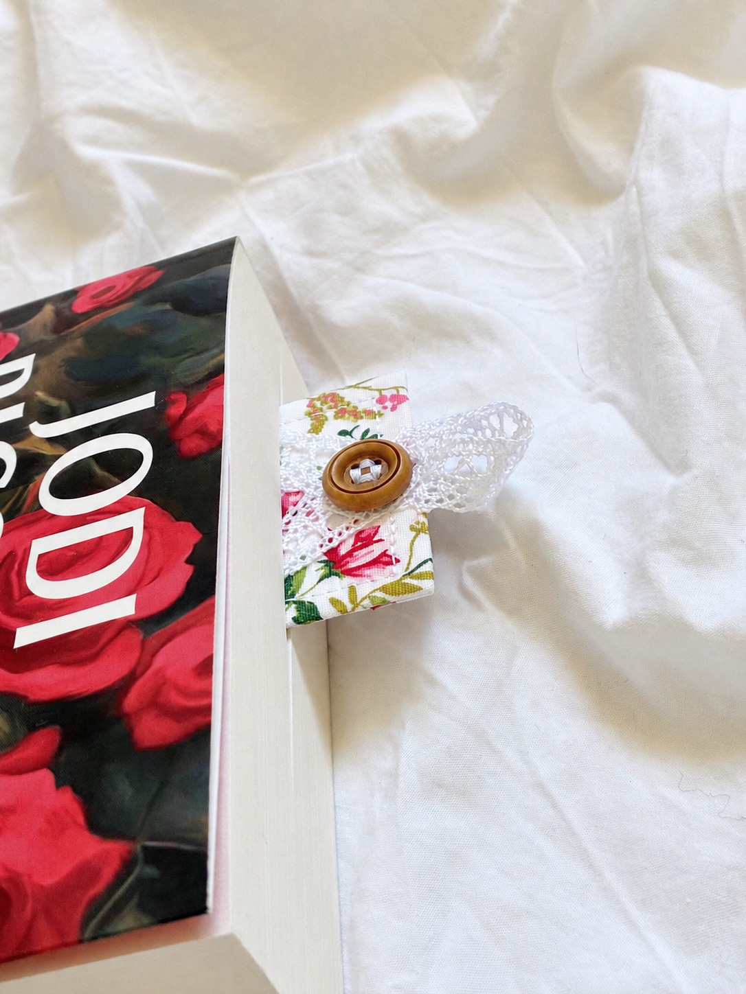 Marque-page - Roses romantiques
